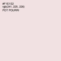 #F1E1E2 - Pot Pourri Color Image