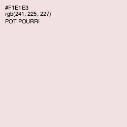 #F1E1E3 - Pot Pourri Color Image