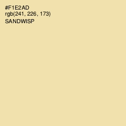 #F1E2AD - Sandwisp Color Image