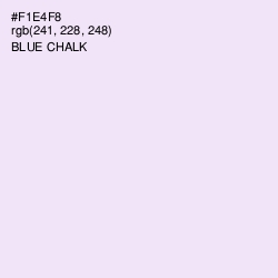 #F1E4F8 - Blue Chalk Color Image