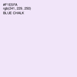 #F1E5FA - Blue Chalk Color Image