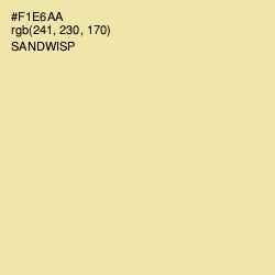 #F1E6AA - Sandwisp Color Image