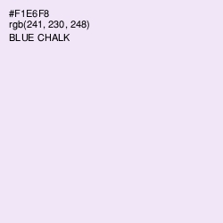 #F1E6F8 - Blue Chalk Color Image