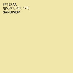 #F1E7AA - Sandwisp Color Image