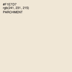 #F1E7D7 - Parchment Color Image