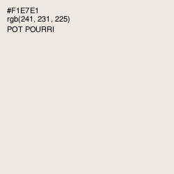 #F1E7E1 - Pot Pourri Color Image