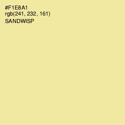 #F1E8A1 - Sandwisp Color Image