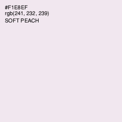 #F1E8EF - Soft Peach Color Image