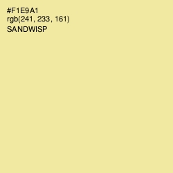#F1E9A1 - Sandwisp Color Image