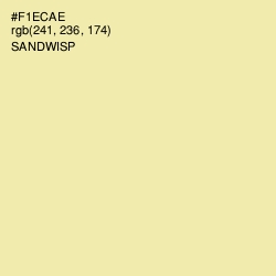 #F1ECAE - Sandwisp Color Image