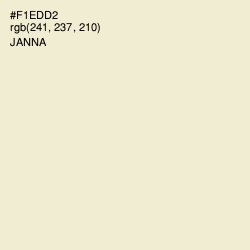 #F1EDD2 - Janna Color Image