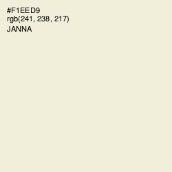 #F1EED9 - Janna Color Image