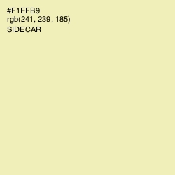 #F1EFB9 - Sidecar Color Image