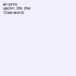 #F1EFFE - Titan White Color Image