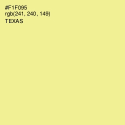 #F1F095 - Texas Color Image