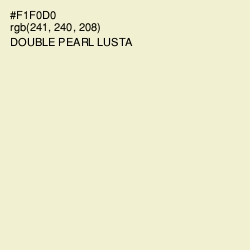 #F1F0D0 - Double Pearl Lusta Color Image