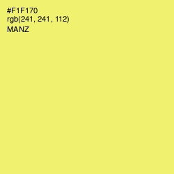 #F1F170 - Manz Color Image