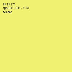 #F1F171 - Manz Color Image