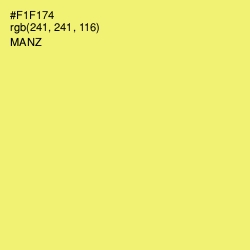 #F1F174 - Manz Color Image
