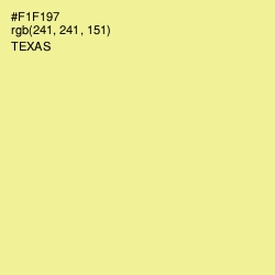 #F1F197 - Texas Color Image