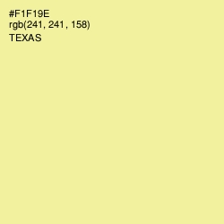 #F1F19E - Texas Color Image