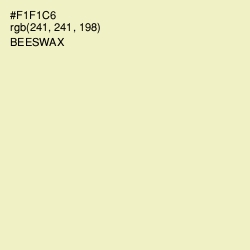 #F1F1C6 - Beeswax Color Image