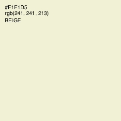 #F1F1D5 - Beige Color Image