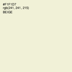 #F1F1D7 - Beige Color Image