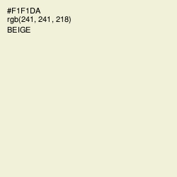 #F1F1DA - Beige Color Image