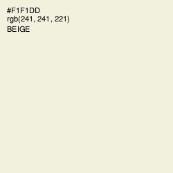 #F1F1DD - Beige Color Image