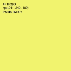 #F1F26D - Paris Daisy Color Image