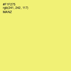 #F1F275 - Manz Color Image