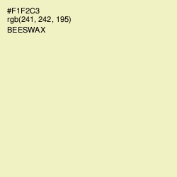 #F1F2C3 - Beeswax Color Image