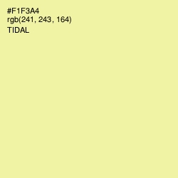 #F1F3A4 - Tidal Color Image