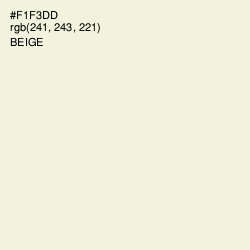 #F1F3DD - Beige Color Image