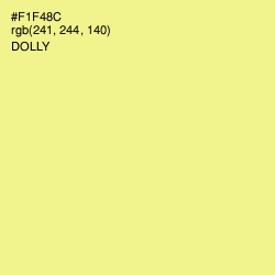 #F1F48C - Dolly Color Image