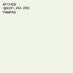 #F1F4E9 - Pampas Color Image