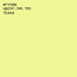 #F1F696 - Texas Color Image