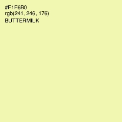 #F1F6B0 - Buttermilk Color Image