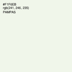 #F1F6EB - Pampas Color Image