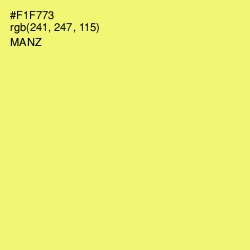 #F1F773 - Manz Color Image