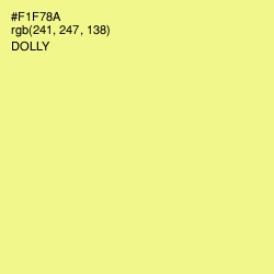 #F1F78A - Dolly Color Image
