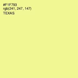 #F1F793 - Texas Color Image