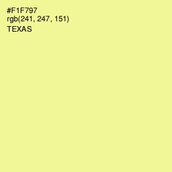 #F1F797 - Texas Color Image