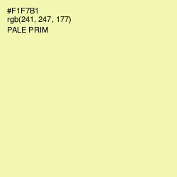 #F1F7B1 - Pale Prim Color Image