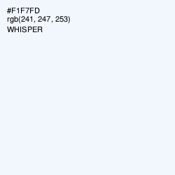 #F1F7FD - Whisper Color Image