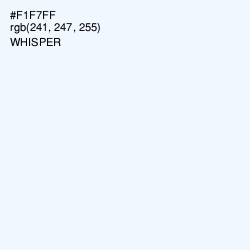 #F1F7FF - Whisper Color Image