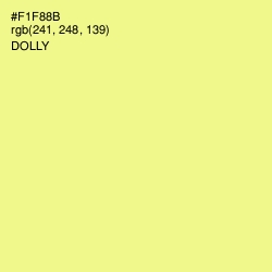 #F1F88B - Dolly Color Image