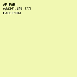 #F1F8B1 - Pale Prim Color Image