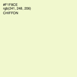 #F1F8CE - Chiffon Color Image